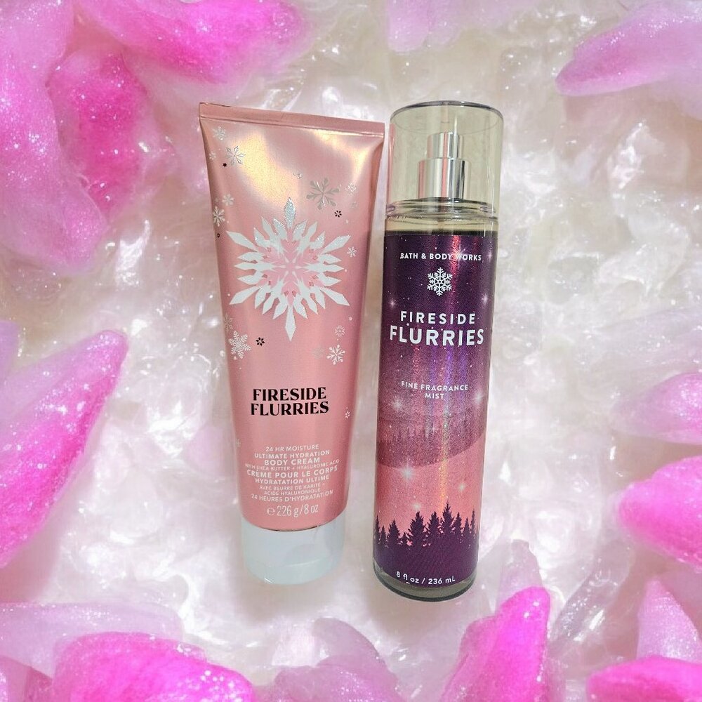 Bath & Body Works Fireside Flurries NEW HTF